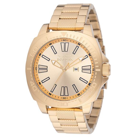 Invicta Speedway Quartz Gold Dial Men's Watch 46 mm